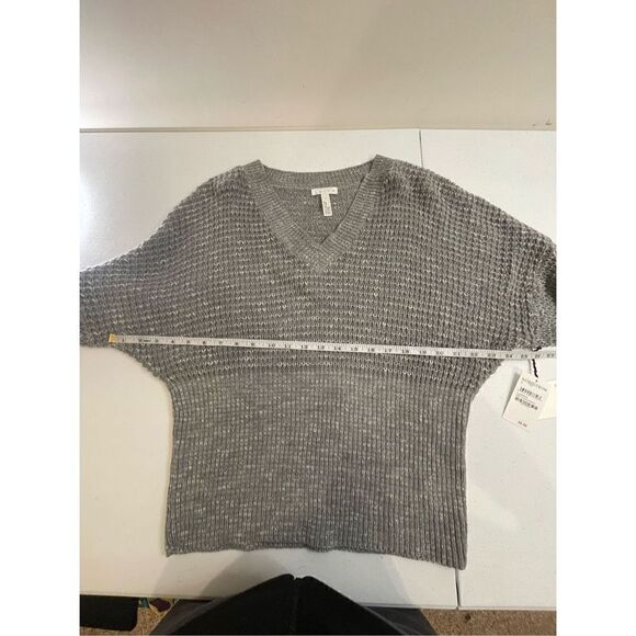Leith women’s long sleeve sweater size large grey castle rock NWT - Picture 3 of 7